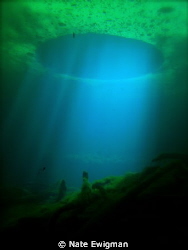 A large opening in the duckweed on a sunny day at Catfish... by Nate Ewigman 